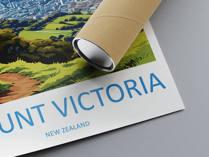 Mount Victoria Travel Print Wall Art Mount Victoria Wall Hanging Home Décor Mount Victoria Gift Art Lovers New Zealand Art Lover Gift
