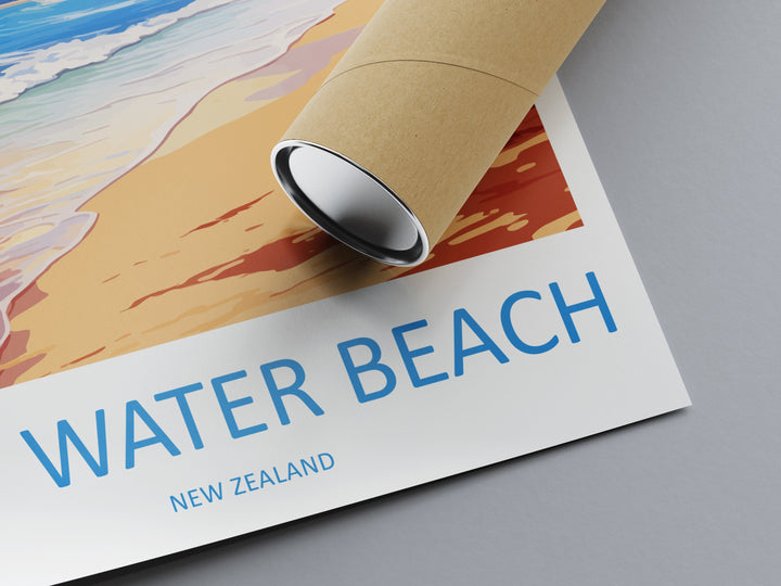Hot Water Beach Travel Print Wall Art Hot Water Beach Wall Hanging Home Décor Hot Water Beach Gift Art Lovers New Zealand Travel Poster