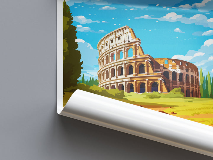 Rome Travel Print Wall Art Rome Wall Hanging Home Décor Rome Gift Art Lovers Italy Art Lover Gift Rome Print Italy Wall Art Decor