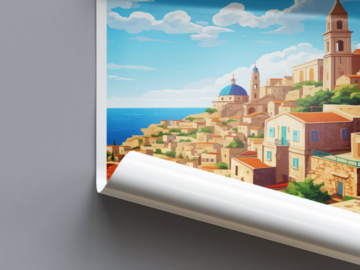 Malta Travel Print Wall Art Malta Wall Hanging Home Décor Malta Gift Art Lovers Malta Art Gift Lover Print