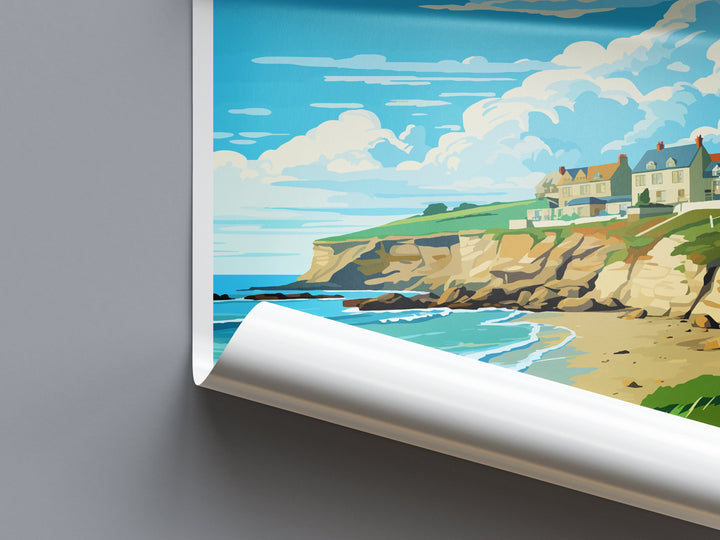 Portreath Travel Print Wall Art Portreath Wall Hanging Home Décor Portreath Gift Art Lovers Cornwall Art Portreath Wall Art