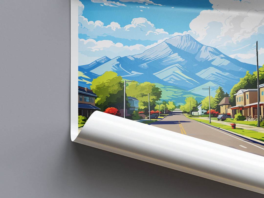 Logan Travel Print Wall Art Logan Wall Hanging Home Décor Logan Gift Art Lovers Utah Art Lover Gift Travel Poster