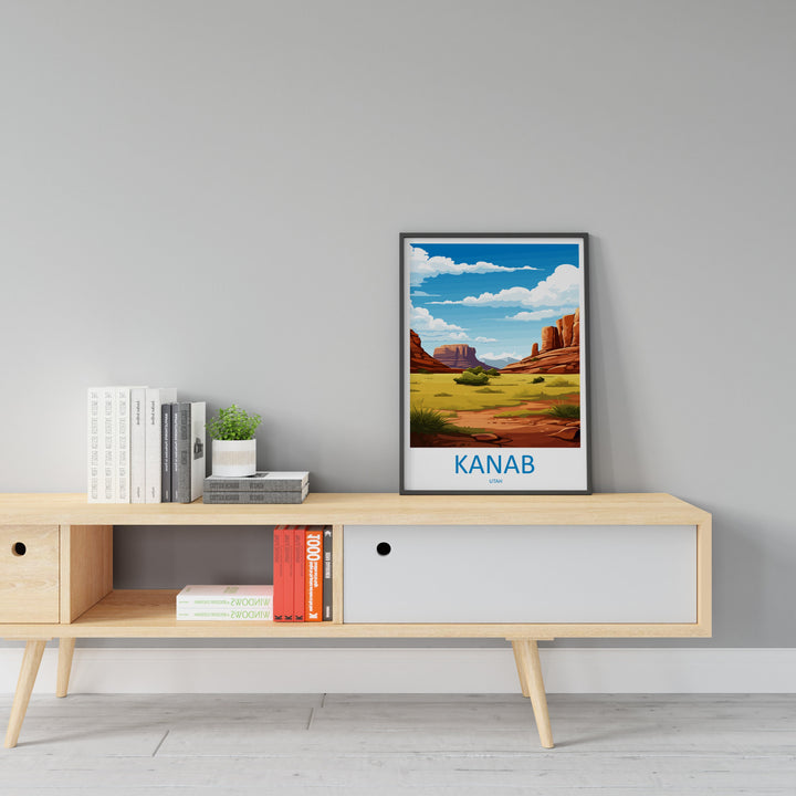 Kanab Travel Print Wall Art Kanab Wall Hanging Home Décor Kanab Gift Art Lovers Utah Art Lover Gift Travel Poster