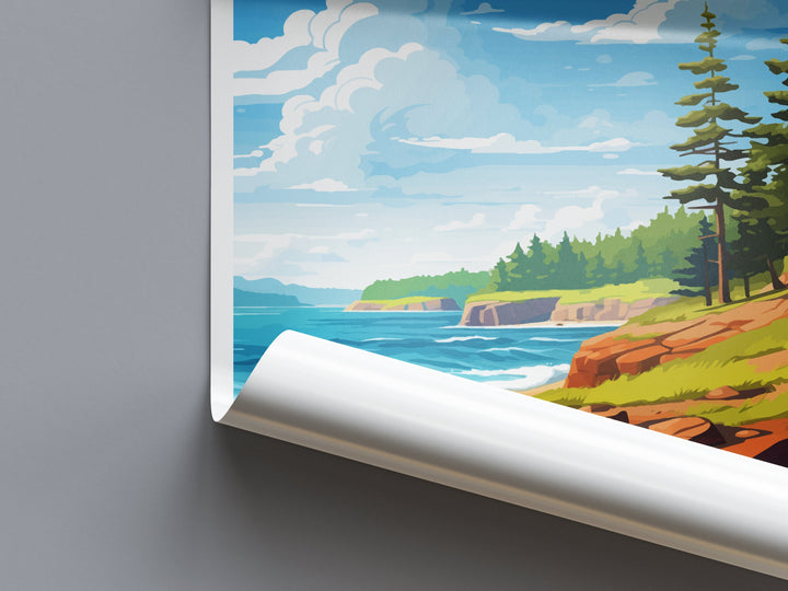 Acadia National Park Travel Print Wall Art Acadia National Park Wall Hanging Home Décor Acadia National Park Gift Art Lovers National Park
