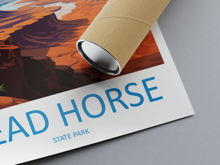 Dead Horse State Park Travel Print Wall Art Dead Horse State Park Wall Hanging Home Décor Dead Horse Art Lovers Utah Art Lover Gift