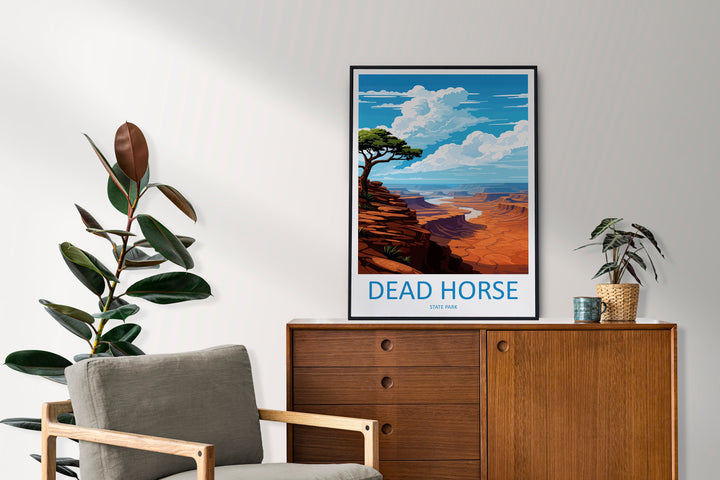 Dead Horse State Park Travel Print Wall Art Dead Horse State Park Wall Hanging Home Décor Dead Horse Art Lovers Utah Art Lover Gift