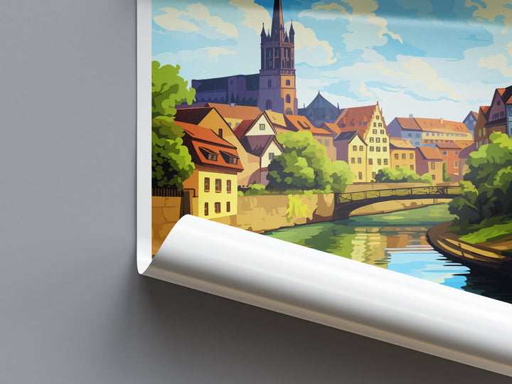 Lünen Travel Print Wall Art Lünen Wall Hanging Home Decoration Lünen Gift Art Lovers Wall Art Print Art Lünen Germany Poster
