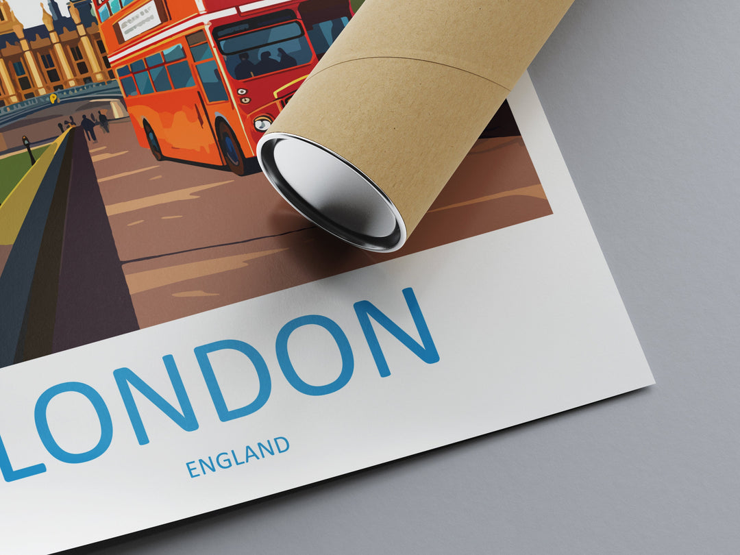 London Travel Print Wall Art London Wall Hanging Home Décor London Gift Art Lovers England Art Lover Gift London Travel Gift