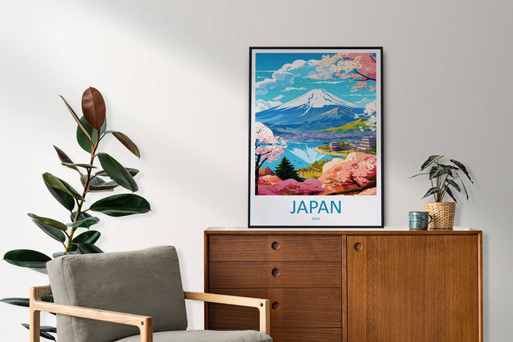 Japan Travel Print Wall Art Japan Wall Hanging Home Décor Japan Gift Art Lovers Tokyo Art Lover Gift Tokyo Travel Gift