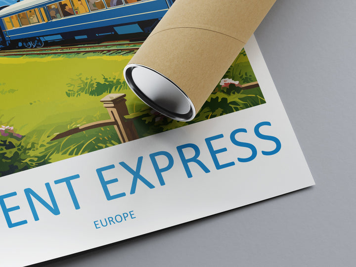 Orient Express Travel Print Wall Art Orient Express Wall Hanging Home Décor Orient Express Gift Art Lovers Europe Art Lover Gift Europe Deco