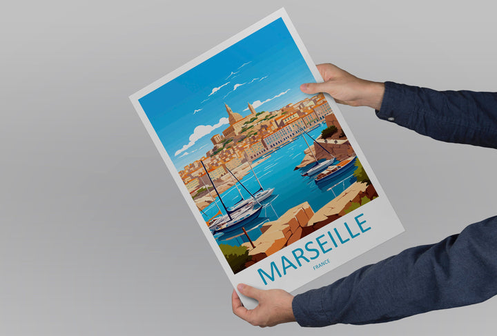 Marseille Print Marseille Home Decor Cityscape Art Print Marseille Wall Art for Travel Enthusiast Gift Wall Hanging Marseille France Poster