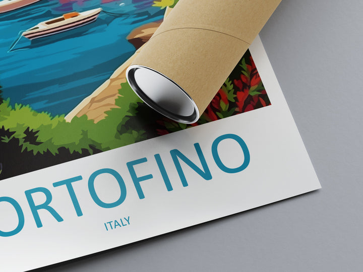 Portofino Travel Print Wall Art Portofino Wall Hanging Home Décor Portofino Gift Art Lovers Italy Art Lover Gift Portofino Print Portofino