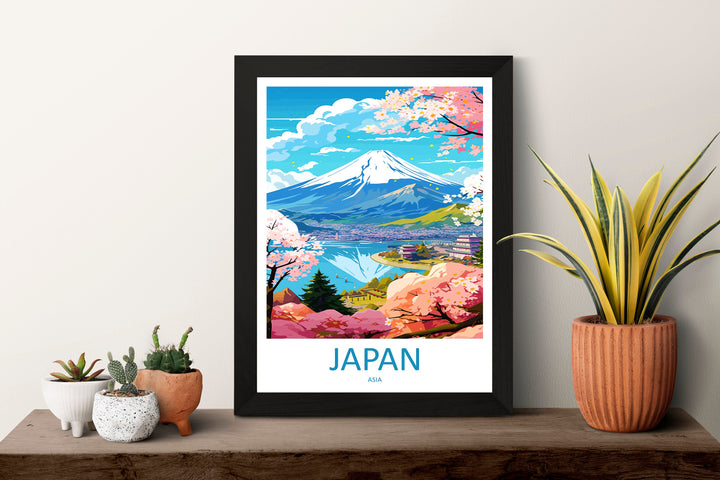 Japan Travel Print Wall Art Japan Wall Hanging Home Décor Japan Gift Art Lovers Tokyo Art Lover Gift Tokyo Travel Gift