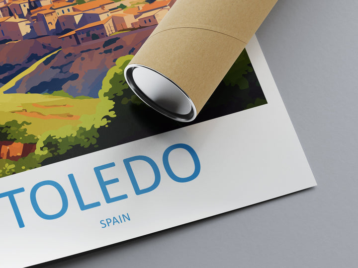 Toledo Travel Print Wall Art Toledo Wall Hanging Home Décor Toledo Gift Art Lovers Spain Art Lover Gift Toledo Print Spain Wall Art