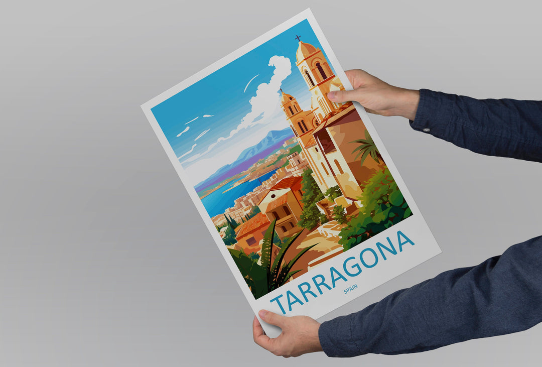 Tarragona Travel Print Wall Art Tarragona Wall Hanging Home Décor Tarragona Gift Art Lovers Spain Art Lover Gift Tarragona Print Spain Art