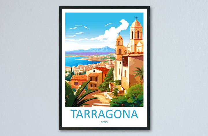 Tarragona Travel Print Wall Art Tarragona Wall Hanging Home Décor Tarragona Gift Art Lovers Spain Art Lover Gift Tarragona Print Spain Art