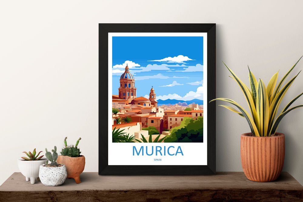 Murica Travel Print Wall Art Murica Wall Hanging Home Décor Murica Gift Art Lovers Spain Art Lover Gift Murica Wall Décor Murica Spain Print