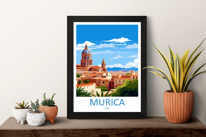 Murica Travel Print Wall Art Murica Wall Hanging Home Décor Murica Gift Art Lovers Spain Art Lover Gift Murica Wall Décor Murica Spain Print