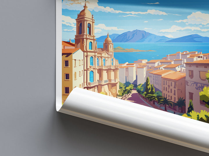 Malaga Travel Print Wall Art Malaga Wall Hanging Home Décor Malaga Gift Art Lovers Spain Art Lover Gift Malaga Wall Décor Malaga Spain Decor