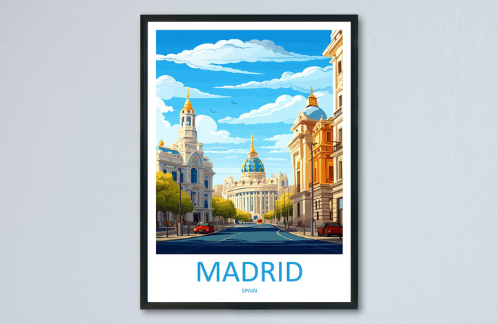 Madrid Travel Print Wall Art Madrid Wall Hanging Home Décor Madrid Gift Art Lovers Spain Art Lover Gift Madrid Wall Décor Madrid Spain Print