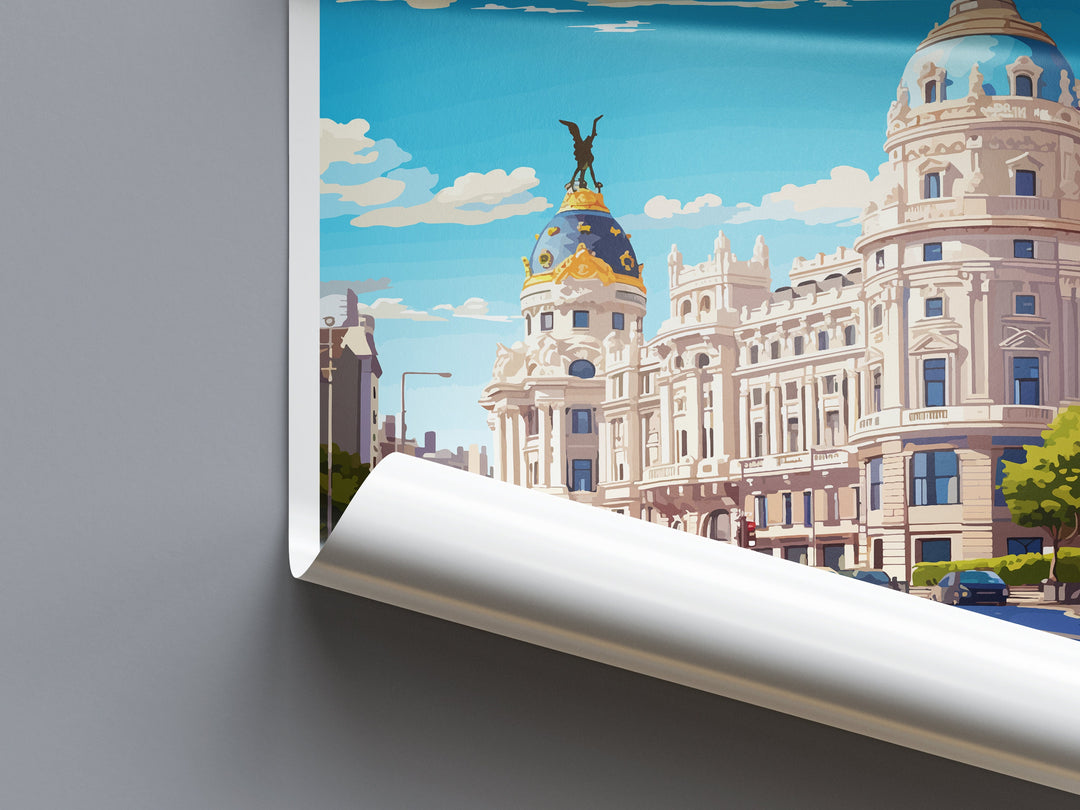 Madrid Travel Print Wall Art Madrid Wall Hanging Home Décor Madrid Gift Art Lovers Spain Art Lover Gift Madrid Wall Décor Madrid Spain Print