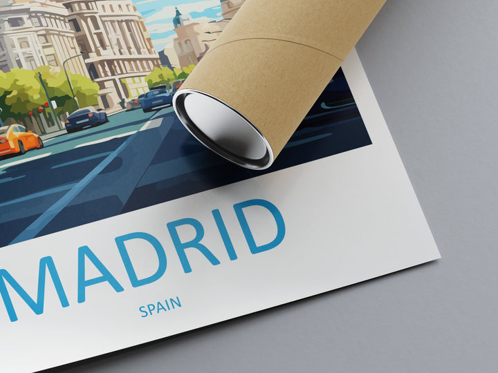 Madrid Travel Print Wall Art Madrid Wall Hanging Home Décor Madrid Gift Art Lovers Spain Art Lover Gift Madrid Wall Décor Madrid Spain Print