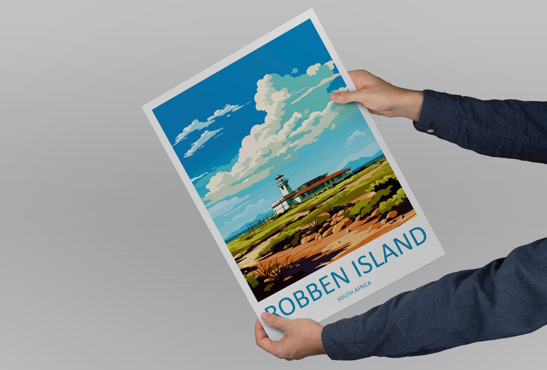 Robben Island Travel Print Wall Art Robben Island Wall Hanging Home Décor Robben Island Gift Lovers South Africa Art Print Robben Island