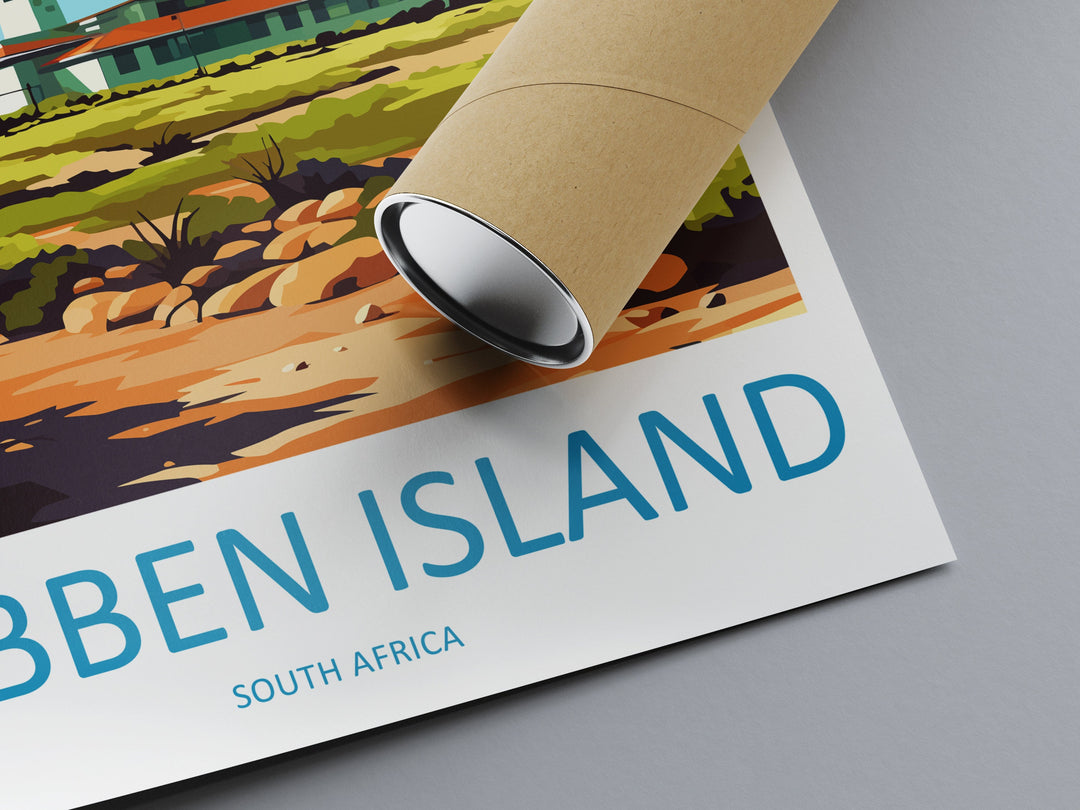 Robben Island Travel Print Wall Art Robben Island Wall Hanging Home Décor Robben Island Gift Lovers South Africa Art Print Robben Island