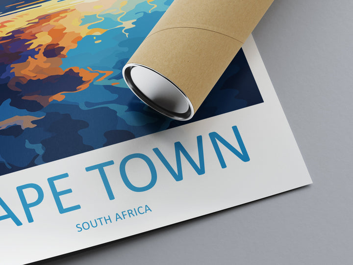 Cape Town Travel Print Wall Art Cape Town Wall Hanging Home Décor Cape Town Gift Art Lovers South Africa Art Print Cape Town Wall Décor Art