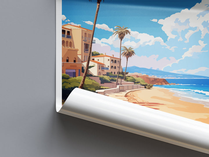 Costa Blanca Travel Print Wall Art Costa Blanca Wall Hanging Home Décor Costa Blanca Gift Art Lovers Spain Art Lover Gift Costa Blanca Print