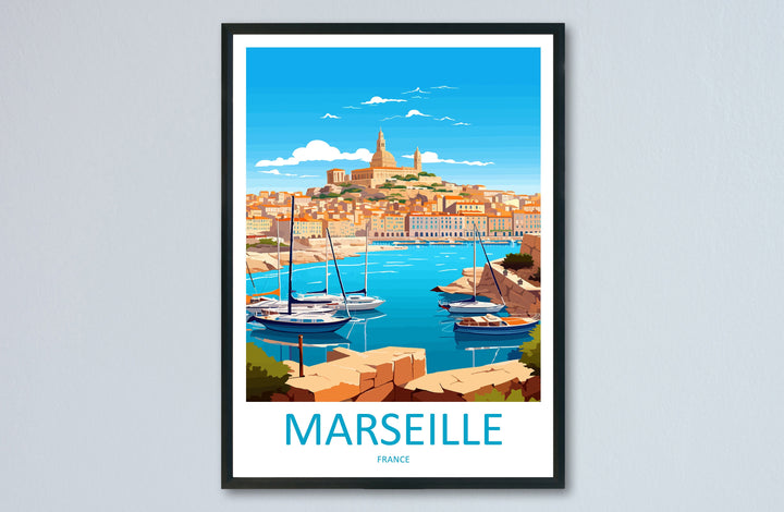 Marseille Print Marseille Home Decor Cityscape Art Print Marseille Wall Art for Travel Enthusiast Gift Wall Hanging Marseille France Poster