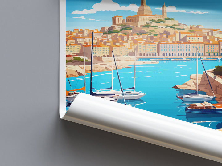 Marseille Print Marseille Home Decor Cityscape Art Print Marseille Wall Art for Travel Enthusiast Gift Wall Hanging Marseille France Poster