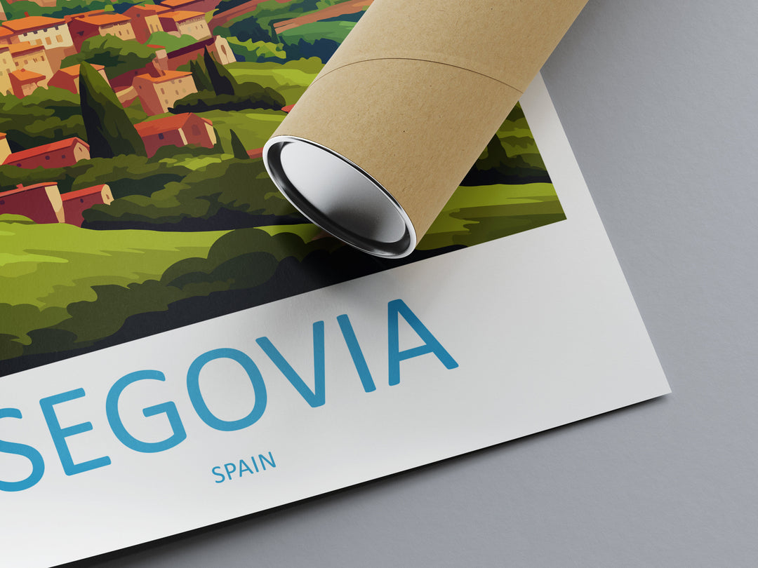 Segovia Travel Print Wall Art Segovia Wall Hanging Home Décor Segovia Gift Art Lovers Spain Art Lover Gift Segovia Print Spain Wall Art