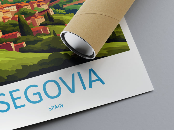 Segovia Travel Print Wall Art Segovia Wall Hanging Home Décor Segovia Gift Art Lovers Spain Art Lover Gift Segovia Print Spain Wall Art