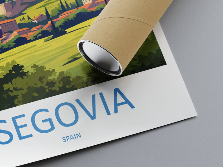 Segovia Travel Print Wall Art Segovia Wall Hanging Home Décor Segovia Gift Art Lovers Spain Art Lover Gift Segovia Print Spain Wall Art