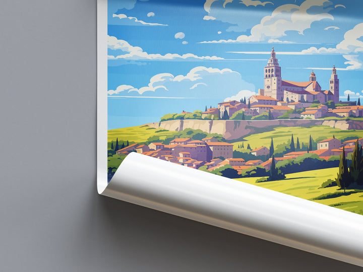 Segovia Travel Print Wall Art Segovia Wall Hanging Home Décor Segovia Gift Art Lovers Spain Art Lover Gift Segovia Print Spain Wall Art