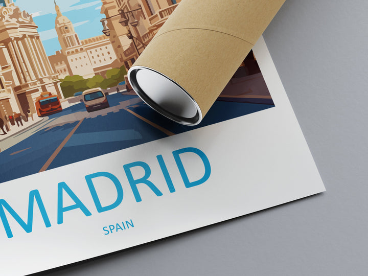 Madrid Travel Print Wall Art Madrid Wall Hanging Home Décor Madrid Gift Art Lovers Spain Art Lover Gift Madrid Wall Décor Madrid Spain Print
