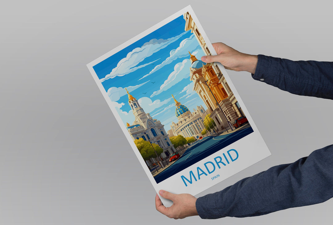 Madrid Travel Print Wall Art Madrid Wall Hanging Home Décor Madrid Gift Art Lovers Spain Art Lover Gift Madrid Wall Décor Madrid Spain Print