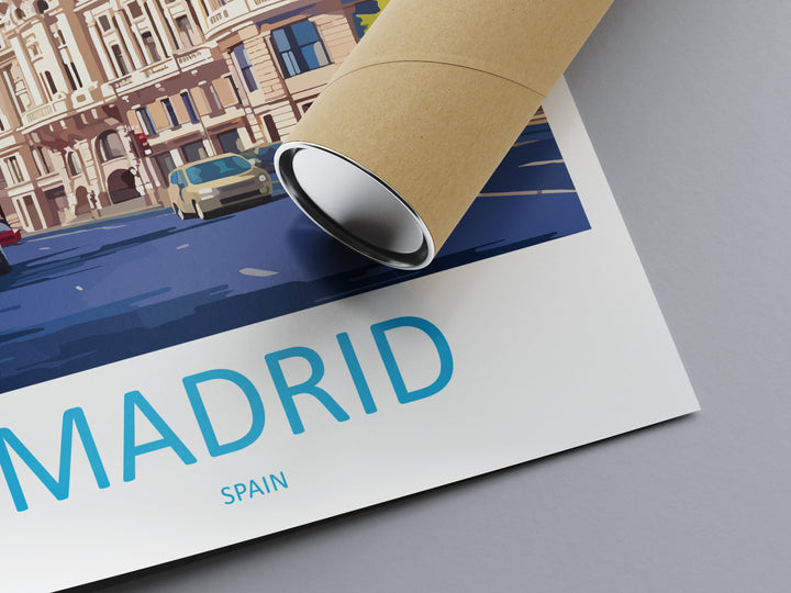 Madrid Travel Print Wall Art Madrid Wall Hanging Home Décor Madrid Gift Art Lovers Spain Art Lover Gift Madrid Wall Décor Madrid Spain Print