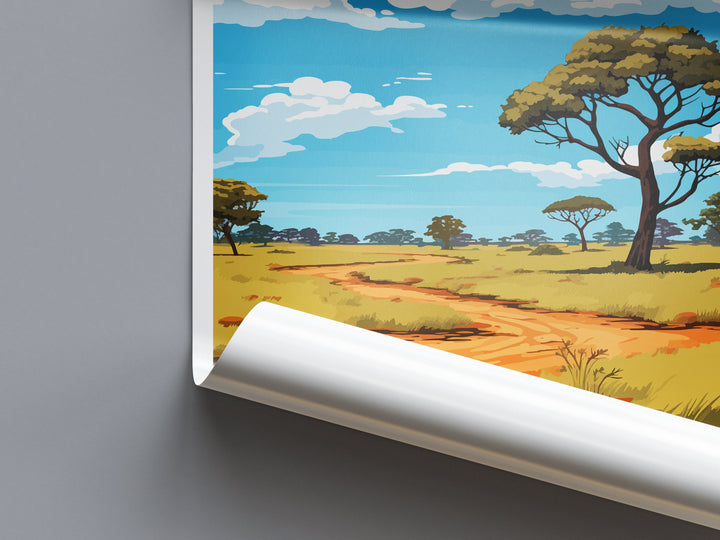 Kruger National Park Travel Print Wall Art Kruger National Park Wall Hanging Home Décor Kruger National Park Gift Art Lovers South Africa