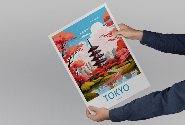 Japan Travel Print Wall Art Japan Wall Hanging Home Décor Japan Gift Art Lovers Tokyo Art Lover Gift Tokyo Travel Gift