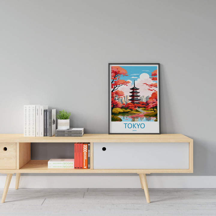 Japan Travel Print Wall Art Japan Wall Hanging Home Décor Japan Gift Art Lovers Tokyo Art Lover Gift Tokyo Travel Gift