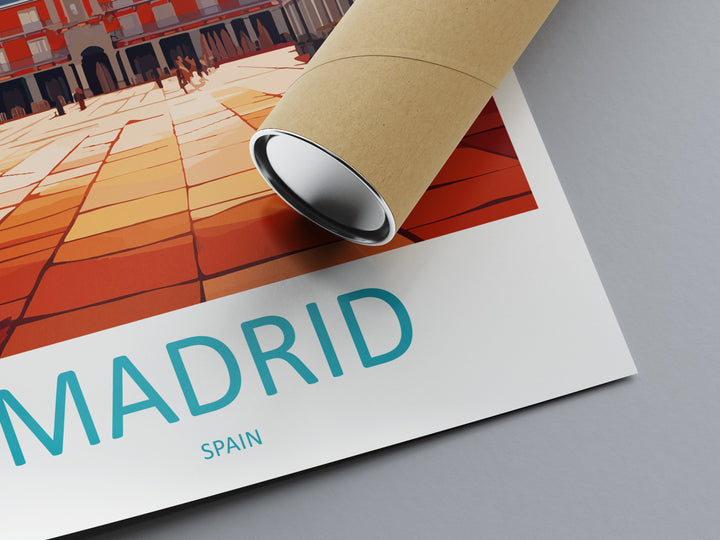 Madrid Travel Print Wall Art Madrid Wall Hanging Home Décor Madrid Gift Art Lovers Spain Art Lover Gift Madrid Wall Décor Madrid Spain Print