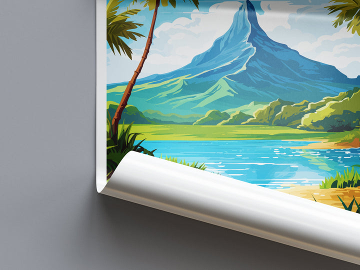 Bora Bora Travel Print Wall Art Bora Bora Wall Hanging Home Décor Bora Bora Gift Art Lovers French Polynesia Art Lover Gift Bora Bora Gift