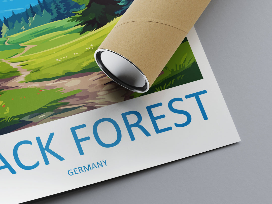 Black Forest Travel Print Black Forest Home Décor Germany Art Print Germany Black Forest Wall Print For Black Forest Gift For Germany Wall