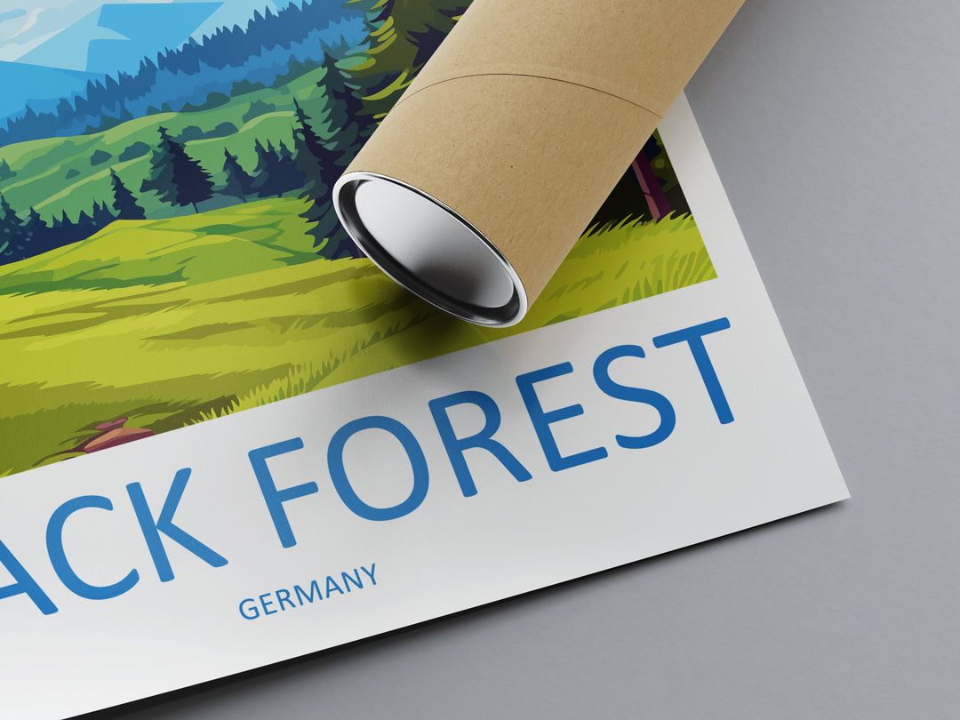 Black Forest Travel Print Black Forest Home Décor Germany Art Print Germany Black Forest Wall Print For Black Forest Gift For Germany Wall