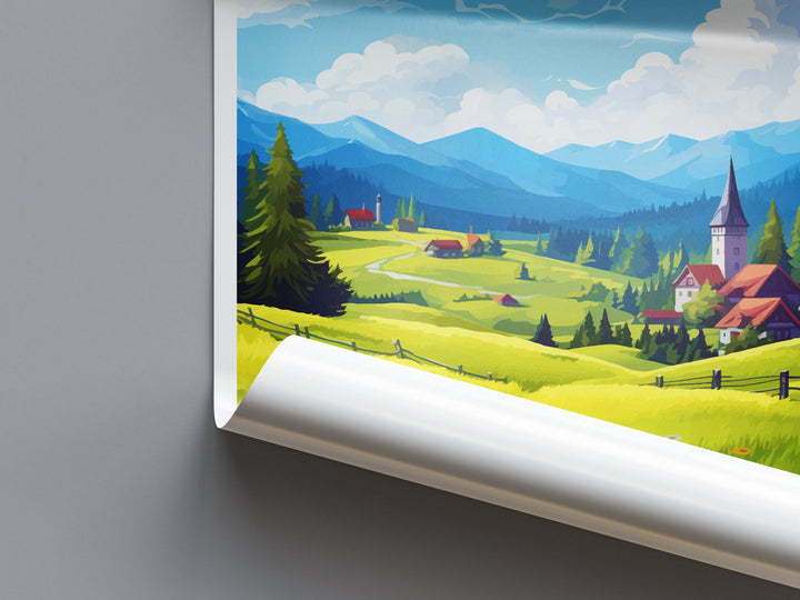 Harz Mountains Travel Print Harz Mountains Home Décor Germany Art Print Germany Harz Mountains Wall Print For Harz Mountains Gift