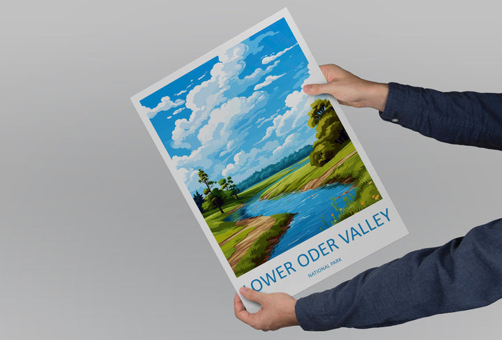 Lower Oder Valley Travel Print Lower Oder Valley Home Décor Germany Art Print Germany Lower Oder Valley Wall Print For Lower Oder Valley