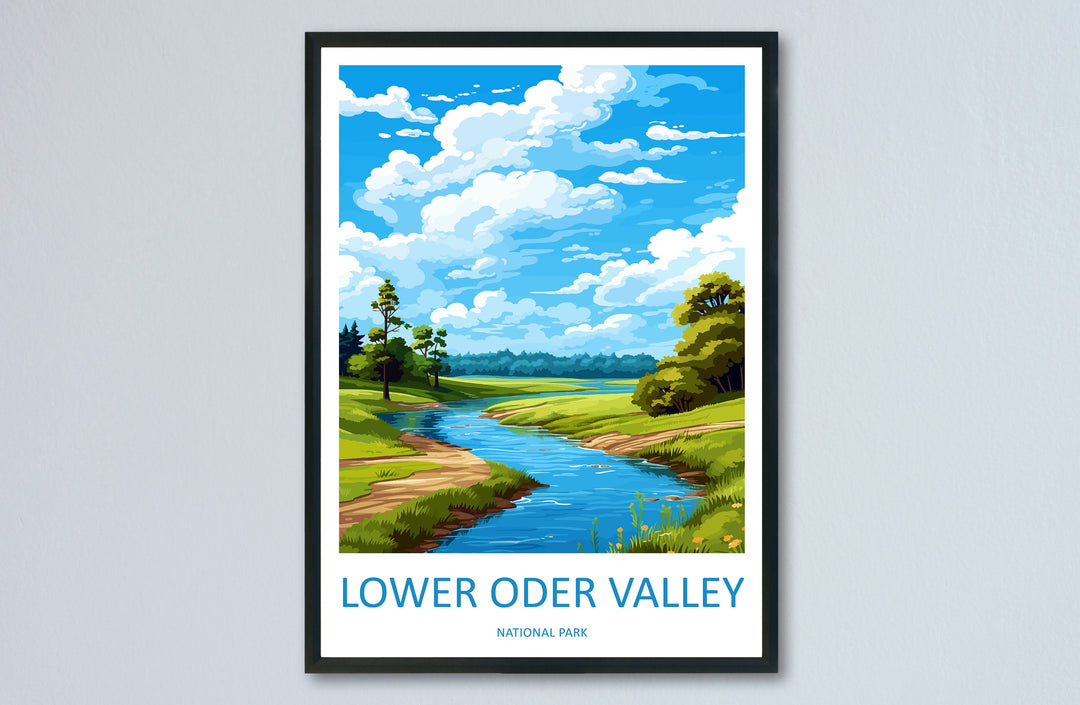 Lower Oder Valley Travel Print Lower Oder Valley Home Décor Germany Art Print Germany Lower Oder Valley Wall Print For Lower Oder Valley