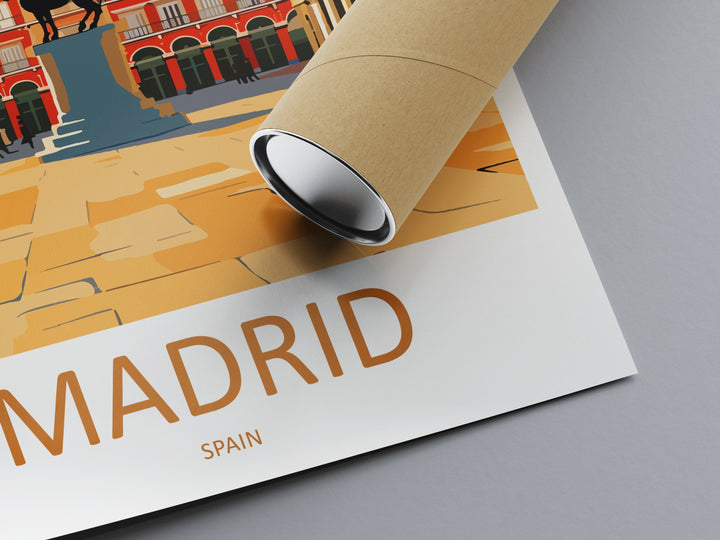 Madrid Travel Print Wall Art Madrid Wall Hanging Home Décor Madrid Gift Art Lovers Spain Art Lover Gift Madrid Wall Décor Madrid Spain Print